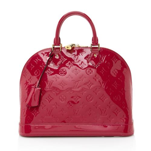 Louis Vuitton Monogram Vernis Alma MM Satchel