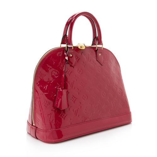 Louis Vuitton Monogram Vernis Alma MM Satchel