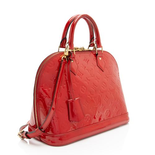 Louis Vuitton Monogram Vernis Alma PM Satchel