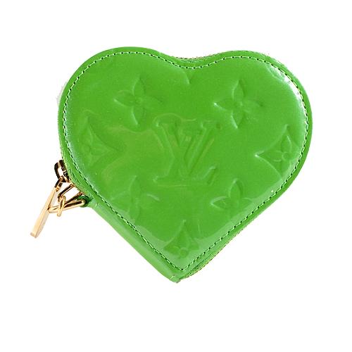 Louis Vuitton Monogram Vernis Heart Coin Wallet