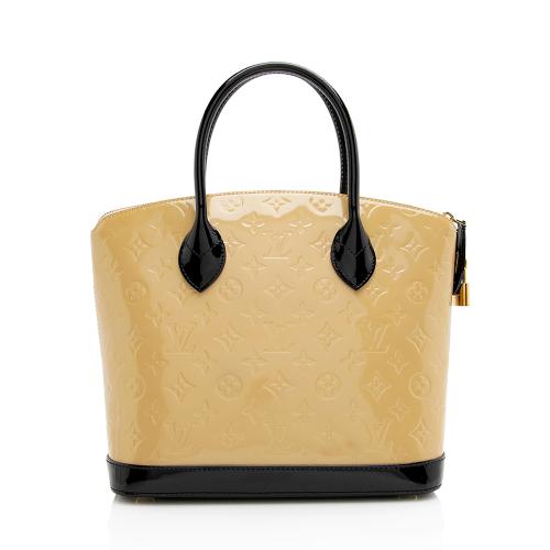 Louis Vuitton Monogram Vernis Lockit PM Satchel