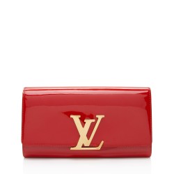 Louis Vuitton Patent Leather Louise Neo Sobe Clutch