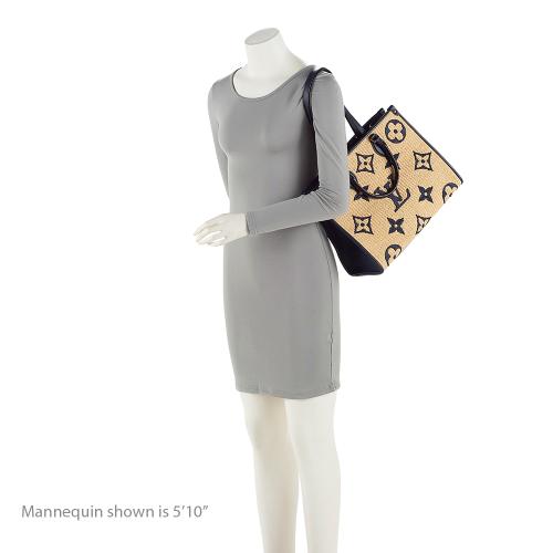 Louis Vuitton Giant Monogram Raffia Onthego MM Tote