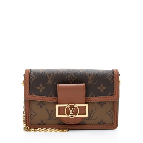 Louis Vuitton Reverse Monogram Dauphine Chain Wallet