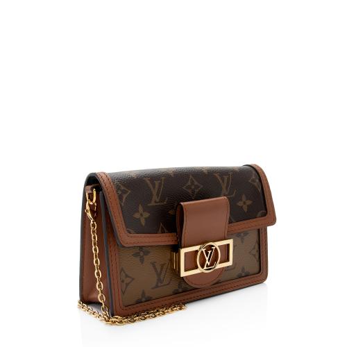 Louis Vuitton Reverse Monogram Dauphine Chain Wallet