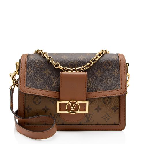 Louis Vuitton Reverse Monogram Dauphine MM Shoulder Bag