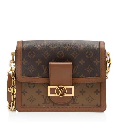 Louis Vuitton Reverse Monogram Dauphine MM Shoulder Bag