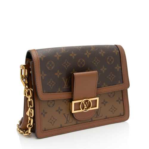 Louis Vuitton Reverse Monogram Dauphine MM Shoulder Bag