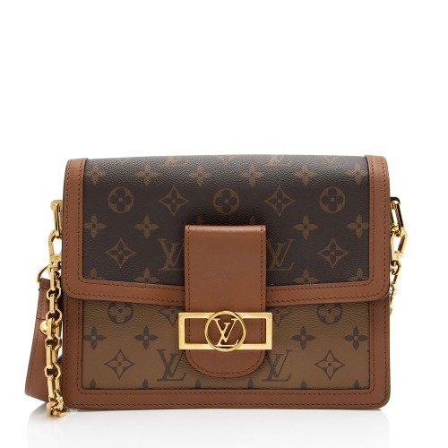 Louis Vuitton Reverse Monogram Dauphine MM Shoulder Bag