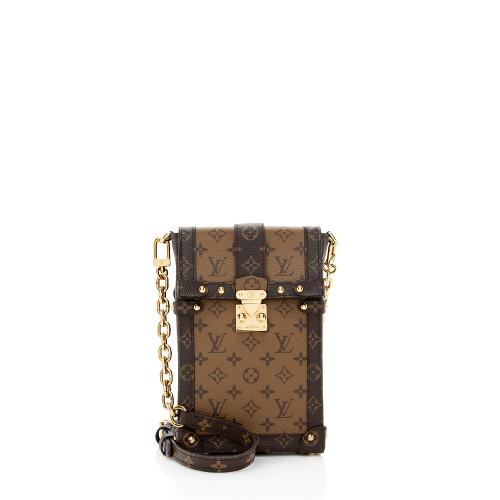 Louis Vuitton Reverse Monogram Pochette Trunk Vertical Shoulder Bag