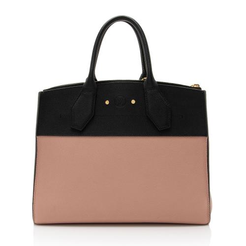 Louis Vuitton Taurillon CIty Steamer MM Tote