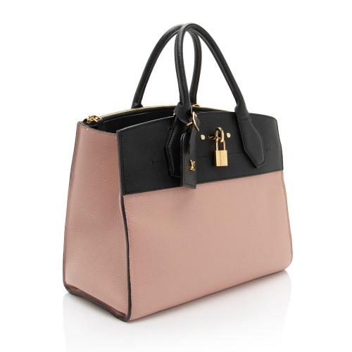 Louis Vuitton Taurillon CIty Steamer MM Tote