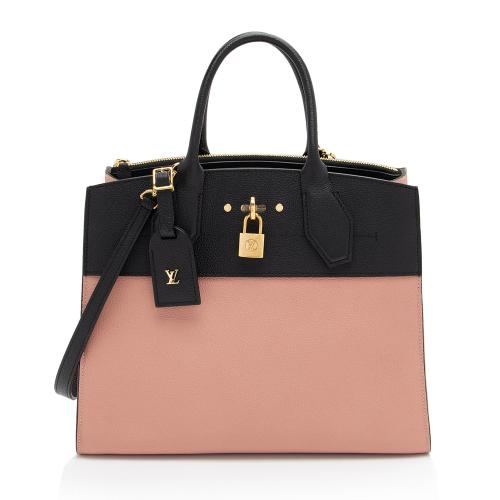 Louis Vuitton Taurillon City Steamer MM Tote