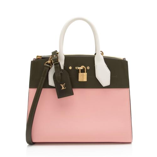 Louis Vuitton Taurillon CIty Steamer PM Tote