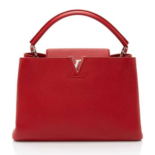 Louis Vuitton Taurillon Capucines MM Bag