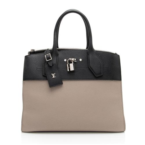 Louis Vuitton Taurillon City Steamer MM Tote