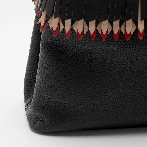 Louis Vuitton Taurillon Fringe Capucines BB Bag