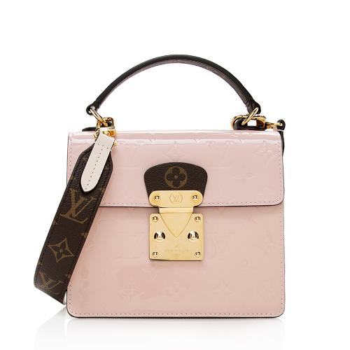 Louis Vuitton Monogram Vernis Spring Street Bitume Top Handle