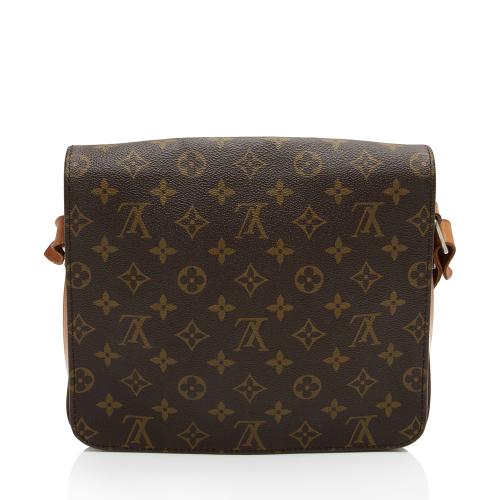 Louis Vuitton Vintage Monogram Canvas Cartouchiere GM Shoulder Bag