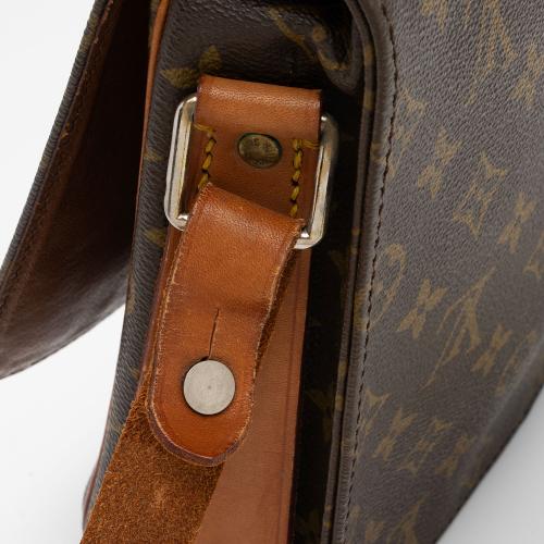 Louis Vuitton Vintage Monogram Canvas Cartouchiere GM Shoulder Bag