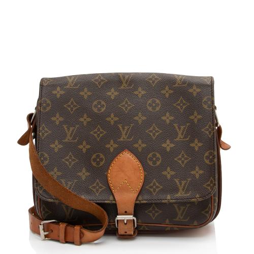 Louis Vuitton Vintage Monogram Canvas Cartouchiere GM Shoulder Bag