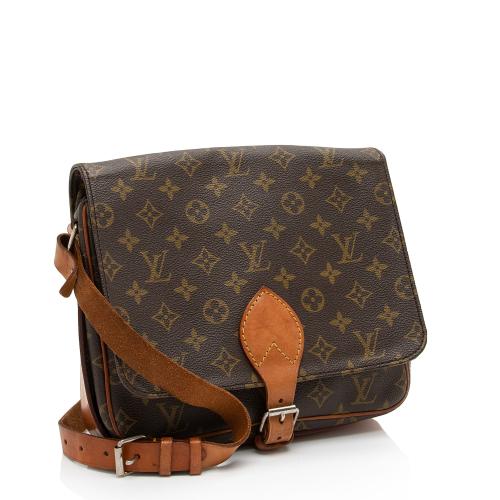 Louis Vuitton Vintage Monogram Canvas Cartouchiere GM Shoulder Bag