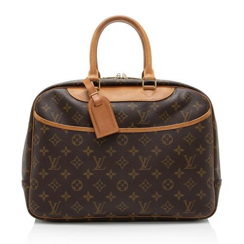 Louis Vuitton Vintage Monogram Canvas Deauville Satchel