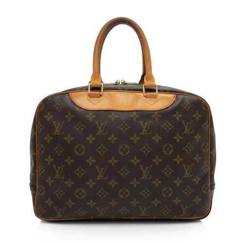 Louis Vuitton Vintage Monogram Canvas Deauville Satchel