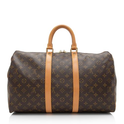 Louis Vuitton Vintage Monogram Canvas Keepall 45 Duffle