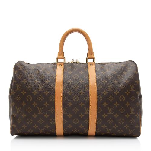 Louis Vuitton Vintage Monogram Canvas Keepall 45 Duffle