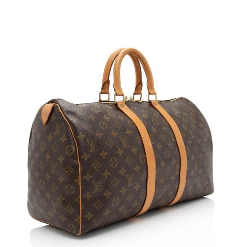 Louis Vuitton Vintage Monogram Canvas Keepall 45 Duffle