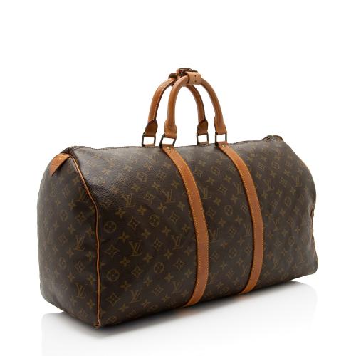 Louis Vuitton Vintage Monogram Canvas Keepall 50 Duffle