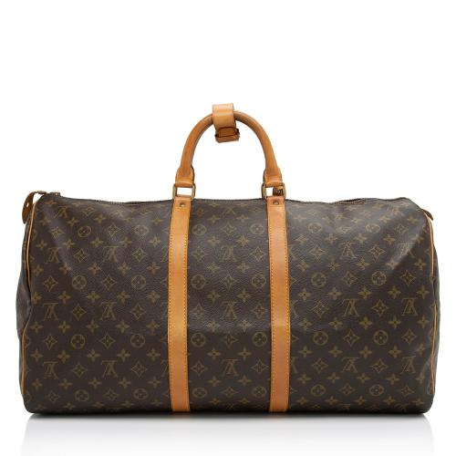 Louis Vuitton Vintage Monogram Canvas Keepall 55 Duffle