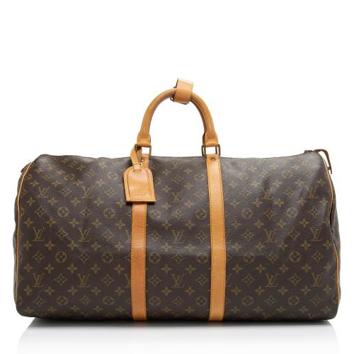 Louis Vuitton Vintage Monogram Canvas Keepall 55 Duffle