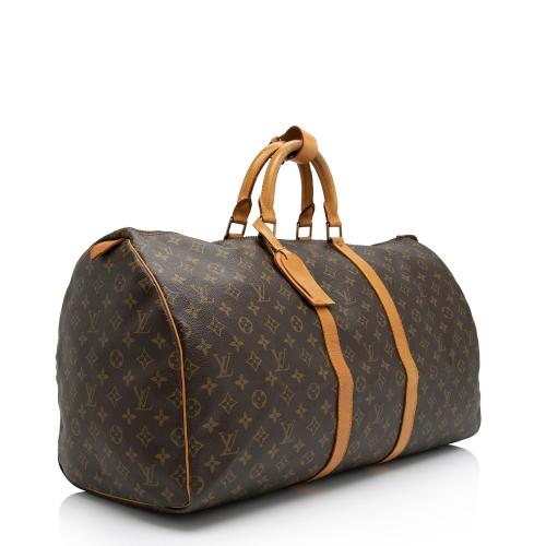 Louis Vuitton Vintage Monogram Canvas Keepall 55 Duffle