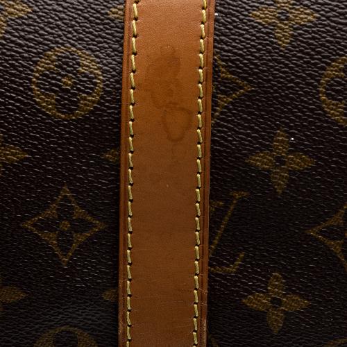 Louis Vuitton Vintage Monogram Canvas Keepall Bandouliere 55 Duffle