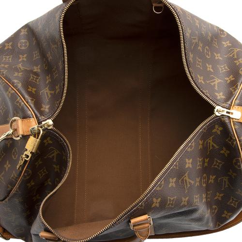 Louis Vuitton Vintage Monogram Canvas Keepall Bandouliere 55 Duffle