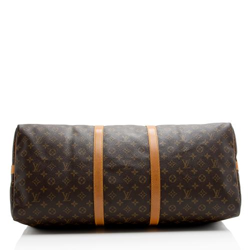 Louis Vuitton Vintage Monogram Canvas Keepall Bandouliere 60 Duffle