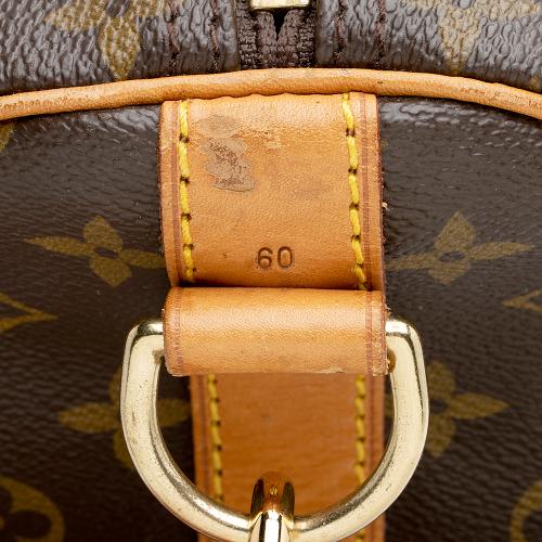 Louis Vuitton Vintage Monogram Canvas Keepall Bandouliere 60 Duffle