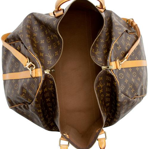 Louis Vuitton Vintage Monogram Canvas Keepall Bandouliere 60 Duffle