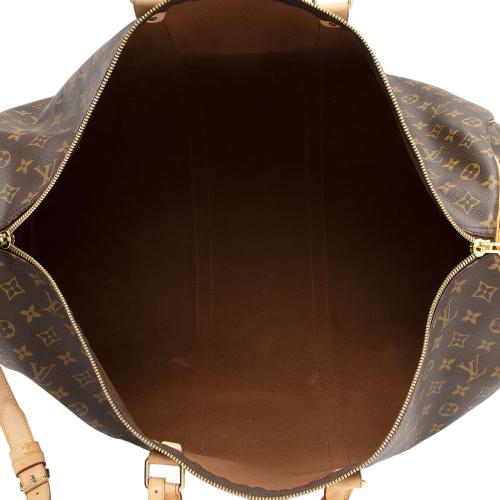 Louis Vuitton Vintage Monogram Canvas Keepall Bandouliere 60 Duffle