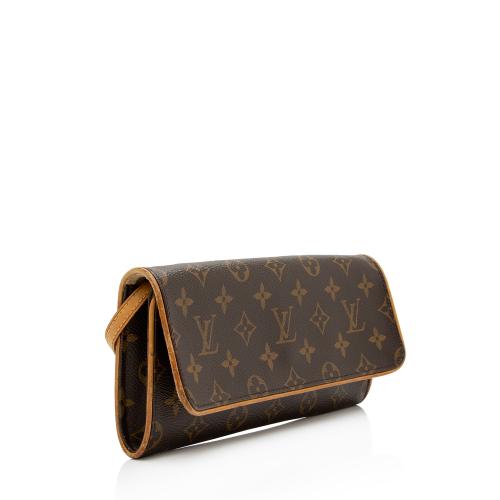 Louis Vuitton Vintage Monogram Canvas Pochette Twin GM Shoulder Bag