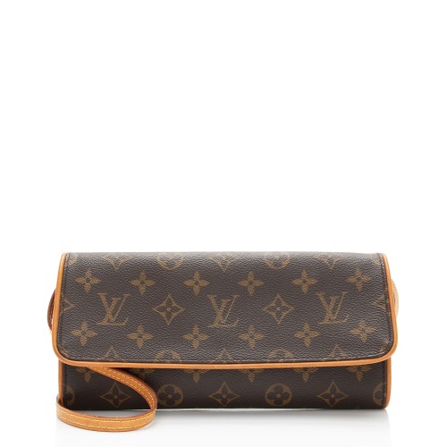 Louis Vuitton Vintage Monogram Canvas Pochette Twin GM Shoulder Bag