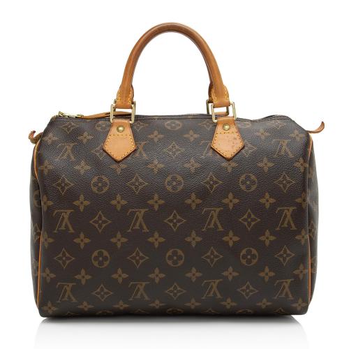 Louis Vuitton Vintage Monogram Canvas Speedy 30 Satchel