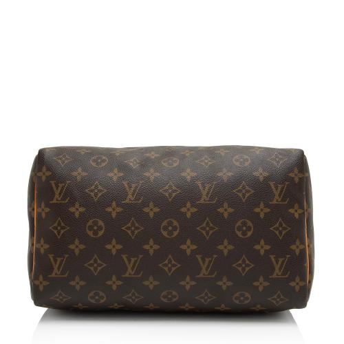 Louis Vuitton Vintage Monogram Canvas Speedy 30 Satchel