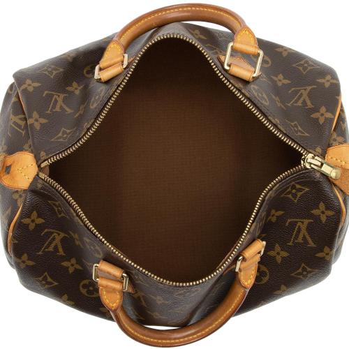 Louis Vuitton Vintage Monogram Canvas Speedy 30 Satchel