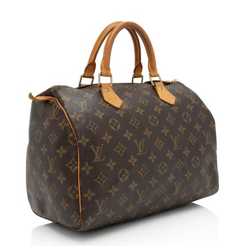 Louis Vuitton Vintage Monogram Canvas Speedy 30 Satchel