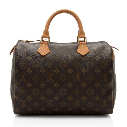 Louis Vuitton Vintage Monogram Canvas Speedy 30 Satchel