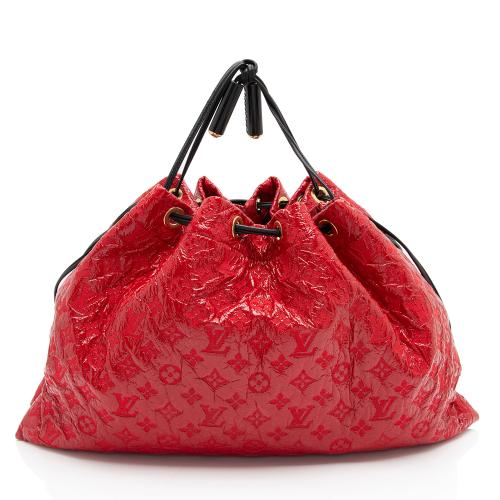 Louis Vuitton Vinyl Squishy Inventeur Drawstring Shoulder Bag