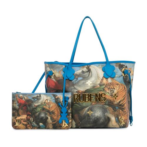 Louis Vuitton x Jeff Koons Masters Collection Rubens Neverfull MM